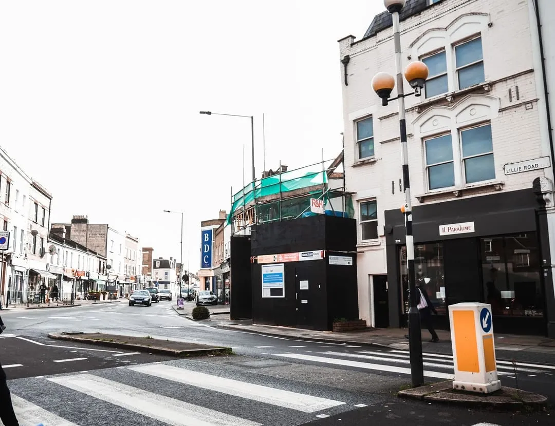 construction on a road