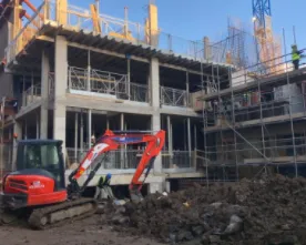 structural steel roof frame