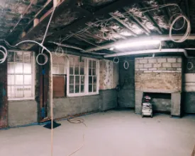 demolition of the rear building 8